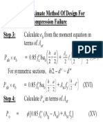 First Approximate Method of Design For Compression Failure Step 3