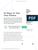 10 Ways To Test Your Fitness _ realbuzz.com