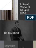 Life and Works of Dr. Jose Rizal: by Cheyenne