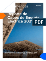 Reporte de Capex de Energia Electrica 2021