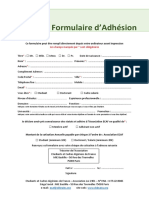 Ecaf Formulaire Adhésion