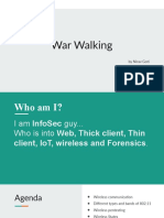 War Walking: by Nirav Goti