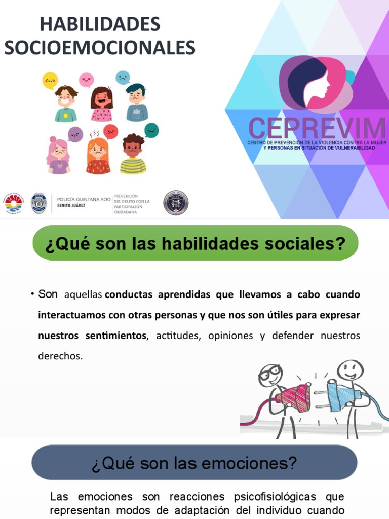 Habilidades Socioemocionales en Niños | PDF | Crecimiento personal y ...
