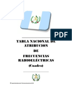 3. Tabla Nacional Atribución Frecuencias (Cuadro)