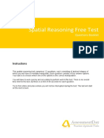 Spatial Reasoning Free Test: Assessmentday