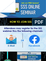 How To Join SSS Webinar
