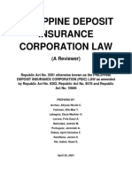 Philippine Deposit Insurance Corporation Law: (A Reviewer)