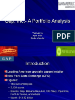 Gap, Inc.-A Portfolio Analysis
