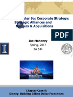 Corporate Strategy: Strategic Alliances and Mergers & Acquisitions