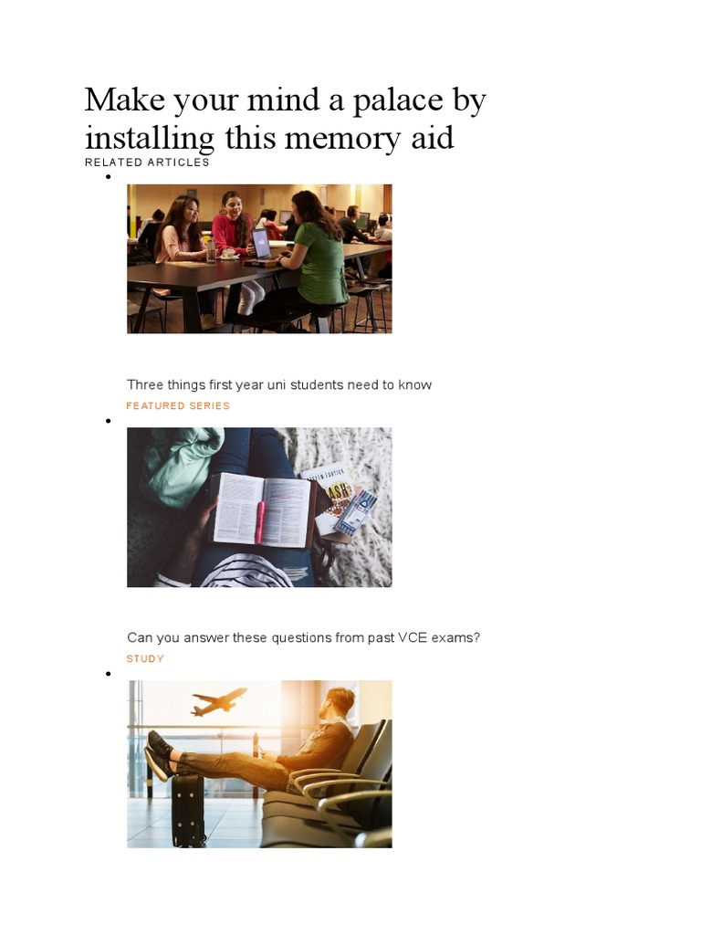 Mastering Memory with the Loci Method | PDF | Memory | Epistemology