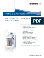 Vario 8 and Vario 8 C / I: Multi-Purpose Low-Vacuum Suction Pumps