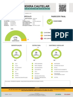 Dekra Cautelar: Dados Do Veículo Parecer Final