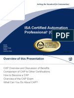 Certified Automation Professionals (CAP) Exam Overview