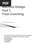 Machine Design Final Coaching Shuffled