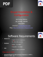 CMS Drupal Installation &amp Configuration - Anil Mishra