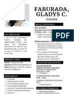 Faburada, Gladys C.: Teacher
