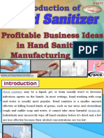 Production of Hand Sanitizer.-793888