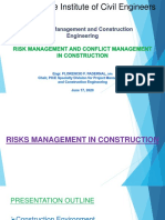 Construction Risks and Conflict Management