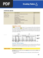 Word 2016 Lesson 06 - Creating Tables