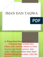 Bab II Iman Dan Taqwa