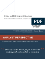 Define An IT Strategy and Roadmap