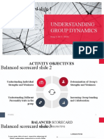 Balanced Scorecard Slide 1: Understanding Group Dynamics