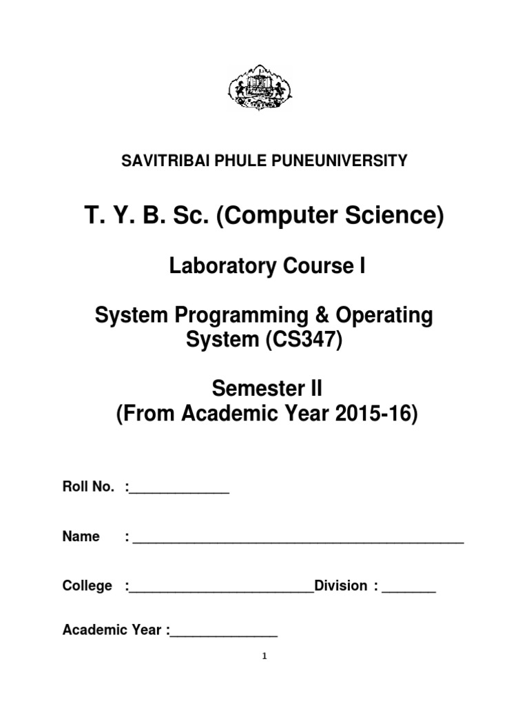 T.Y. B.Sc. System Programming Lab Guide | PDF | Scheduling (Computing ...