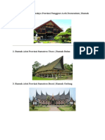 34 Rumah Adat Indonesia