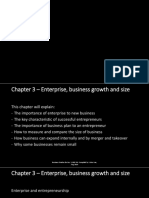 Chapter 3 - Enterprise, Business Growth and Size