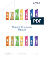 Report On Sunsilk Shampoo