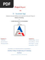 S - Assistant App: Project Report