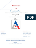 S - Assistant App: Project Report