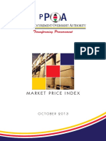 PPOA Price Index (2013 Oct)