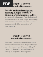 Piaget's Theory of Cognitive Development