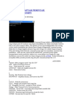 Kumpulan Daftar Perintah Command