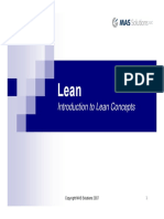 Introduction To Lean Concepts