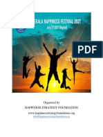 Brochure Kerala Happiness Festival 2021 ( July 27, 5.45-8.45 PM, Digital )