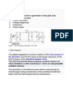 Gen Synch Conditions Write Up