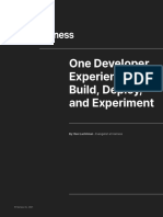 One Developer Experience - Build, Deploy, and Experiment: By: Ravi Lachhman - Evangelist at Harness