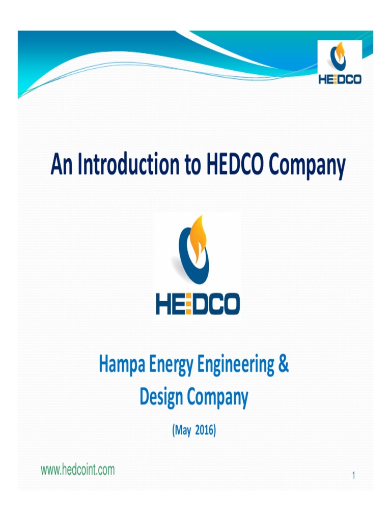 An Introduction To HEDCO Company: Hampa Energy Engineering & Design ...