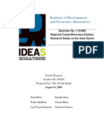 Regional Competitiveness Auto Sector Report