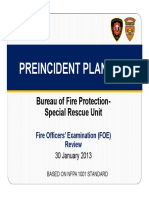 BFP Preincident Planning