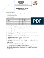 Ficha de Control Lector