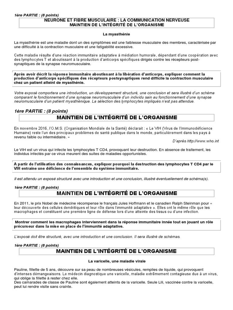 Bac S 2011 – Martinique – SVT – Académie de Besançon