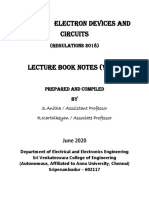 Lecture Book Notes EDC EE18301