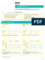 Micro-Enterprise Business Lending: Application Form