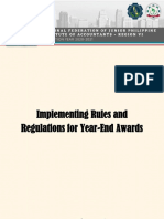 Implementing Rules and Regulations For Year-End Awards