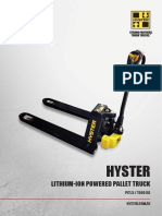 Hyster: Lithium-Ion Powered Pallet Truck
