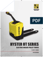 Hyster Ut Series: Electric Walkie Pallet Truck