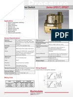 Diaphragm Differential Switch: Series DPD1T, DPD2T